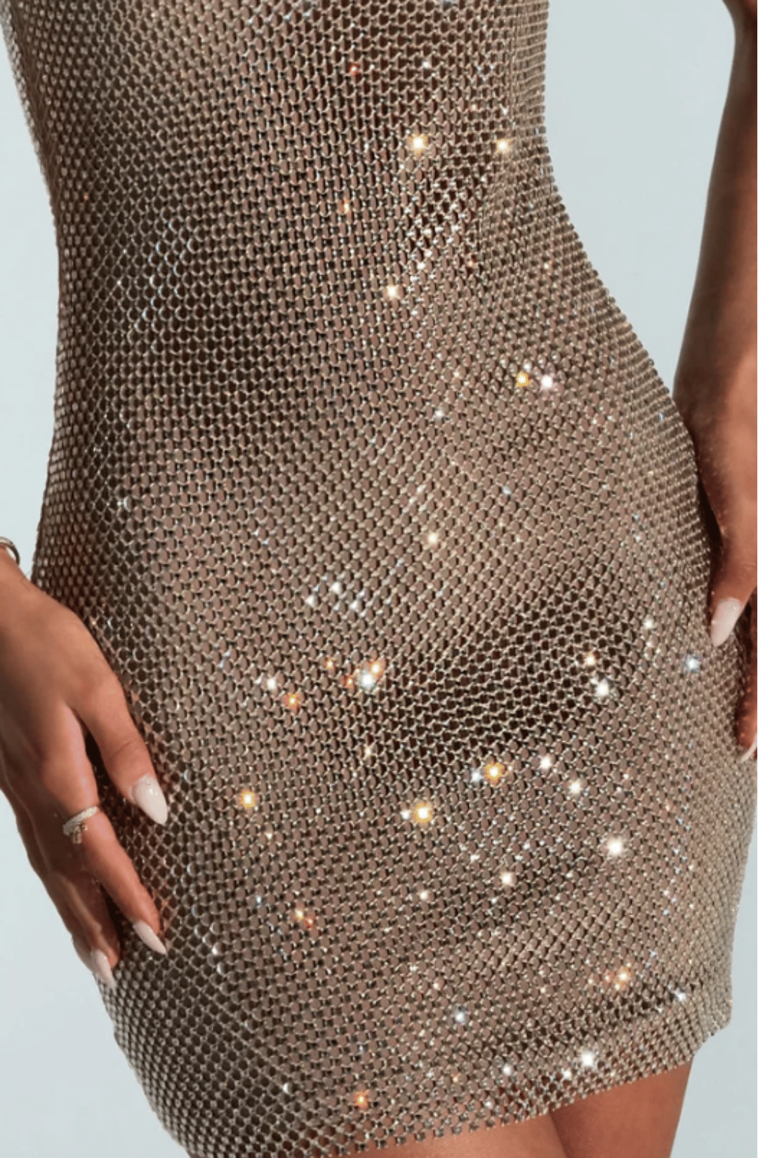 Lifteria™ | AMBER MINI DRESS - SILVER