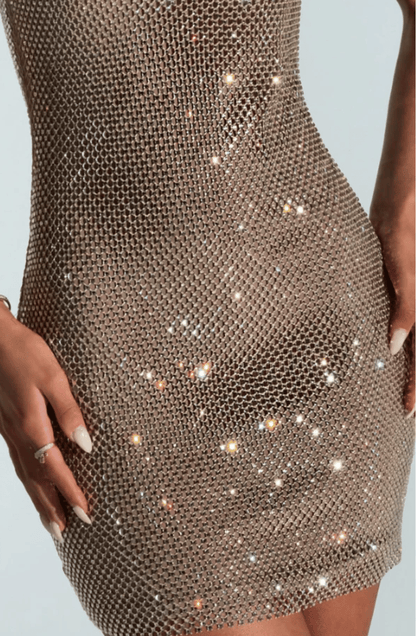 Lifteria™ | AMBER MINI DRESS - SILVER